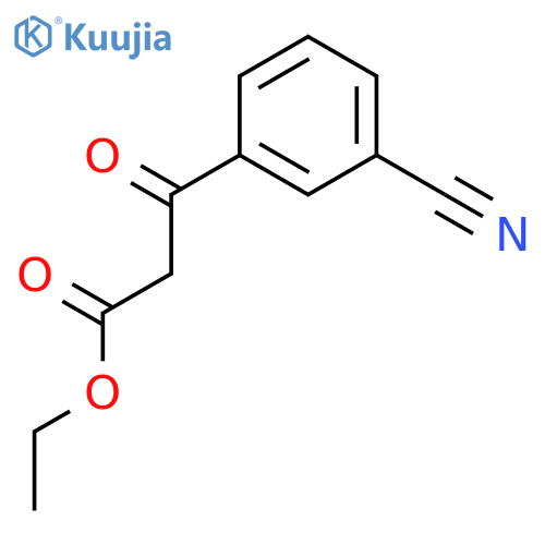 Ethyl 3-(3-cyanophenyl)-3-oxopropanoate structure