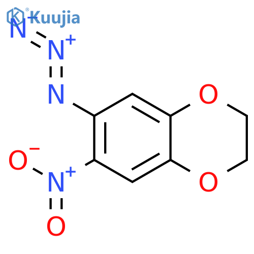 6-Azido-7-nitro-2,3-dihydro-1,4-benzodioxine structure