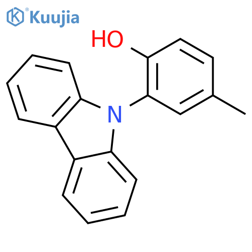 2-(9H-Carbazol-9-yl)-4-methylphenol structure