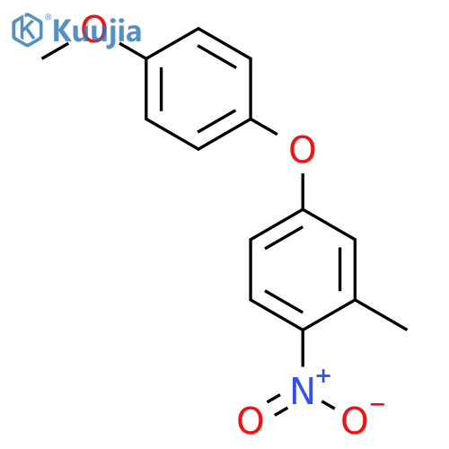 Benzene, 4-(4-methoxyphenoxy)-2-methyl-1-nitro- structure