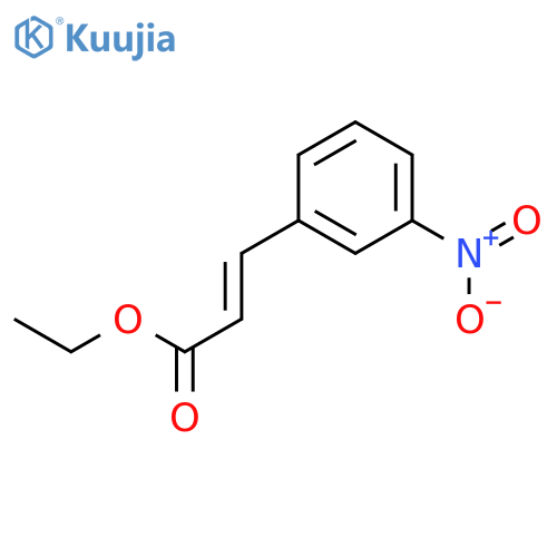 2-Propenoic acid, 3-(3-nitrophenyl)-, ethyl ester, (2E)- structure