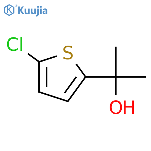 2-(5-chlorothiophen-2-yl)propan-2-ol structure