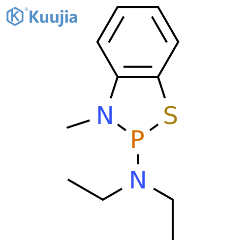1,3,2-Benzothiazaphosphol-2(3H)-amine, N,N-diethyl-3-methyl- structure