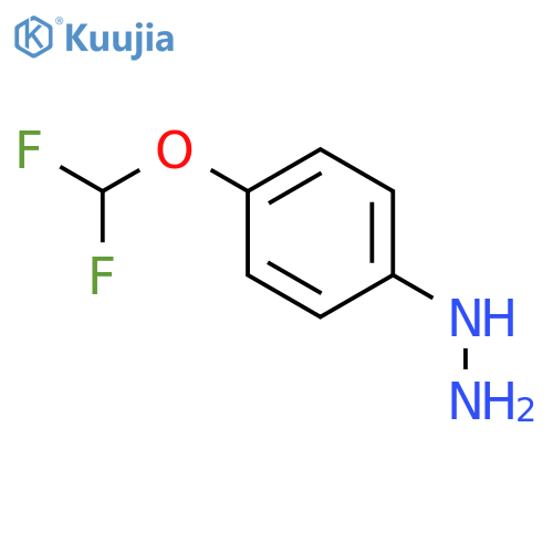 4-(Difluoromethoxy)phenylhydrazine structure