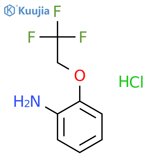 2-(2,2,2-trifluoroethoxy)aniline hydrochloride structure