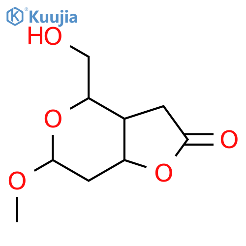 4-(Hydroxymethyl)-6-methoxy-3,3a,4,6,7,7a-hexahydrofuro[3,2-c]pyran-2-one structure