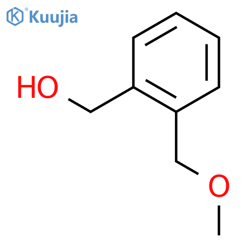 [2-(methoxymethyl)phenyl]methanol structure
