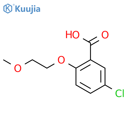 5-Chloro-2-(2-methoxyethoxy)benzoic Acid structure