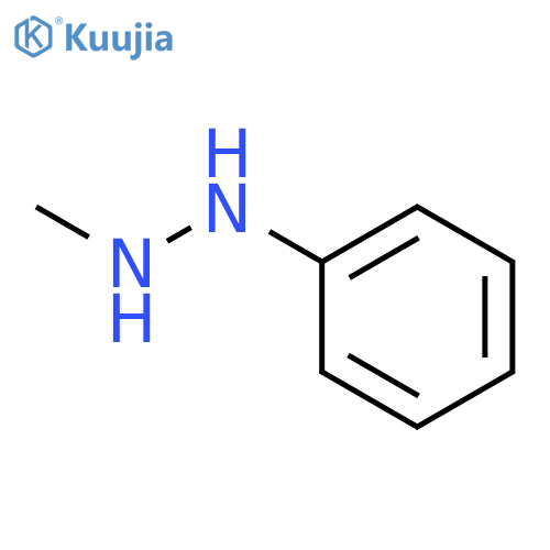 Hydrazine, 1-methyl-2-phenyl- structure