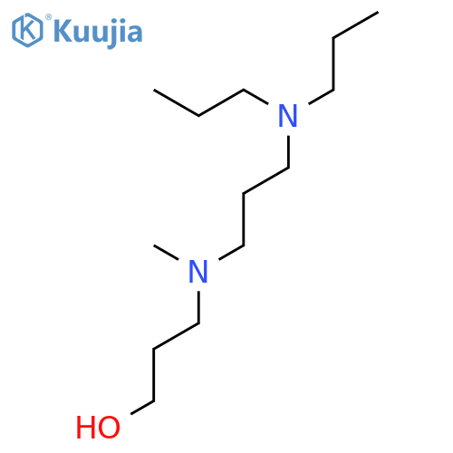1-Propanol, 3-[[3-(dipropylamino)propyl]methylamino]- structure