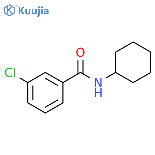 Benzamide,3-chloro-N-cyclohexyl- structure