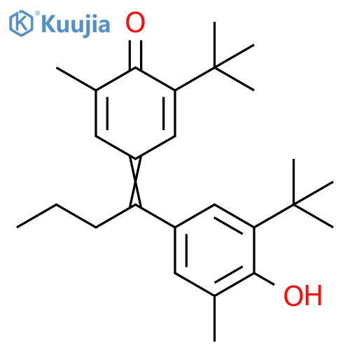 2,5-Cyclohexadien-1-one, 2-(1,1-dimethylethyl)-4-[1-[3-(1,1-dimethylethyl)-4-hydroxy-5-methylphenyl]butylidene]-6-methyl- structure