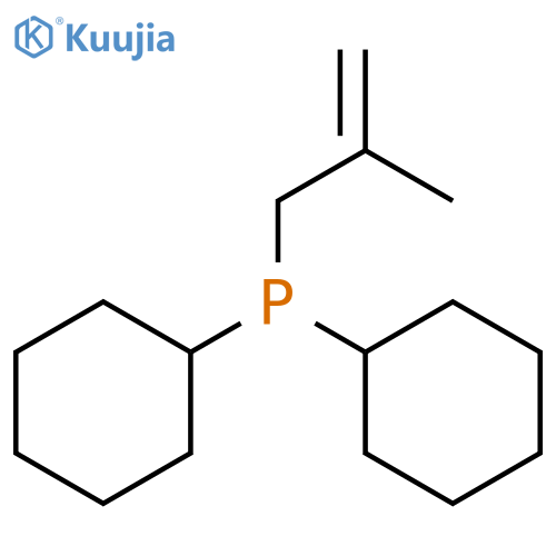 Phosphine, dicyclohexyl(2-methyl-2-propenyl)- structure