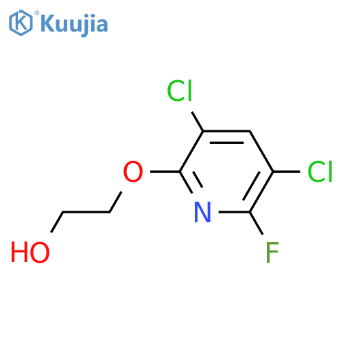 Ethanol, 2-[(3,5-dichloro-6-fluoro-2-pyridinyl)oxy]- structure