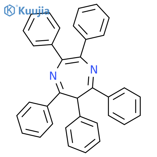 6H-1,4-Diazepine, 2,3,5,6,7-pentaphenyl- structure
