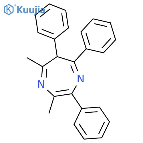 6H-1,4-Diazepine, 2,7-dimethyl-3,5,6-triphenyl- structure