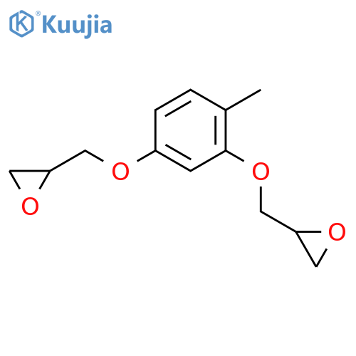 Oxirane, 2,2'-[(4-methyl-1,3-phenylene)bis(oxymethylene)]bis- structure