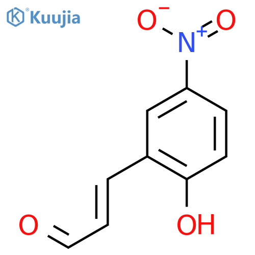 2-Propenal, 3-(2-hydroxy-5-nitrophenyl)- structure