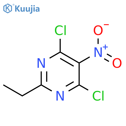 4,6-Dichloro-2-ethyl-5-nitropyrimidine structure