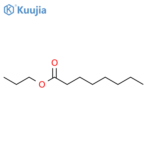 Propyl n-octanoate structure