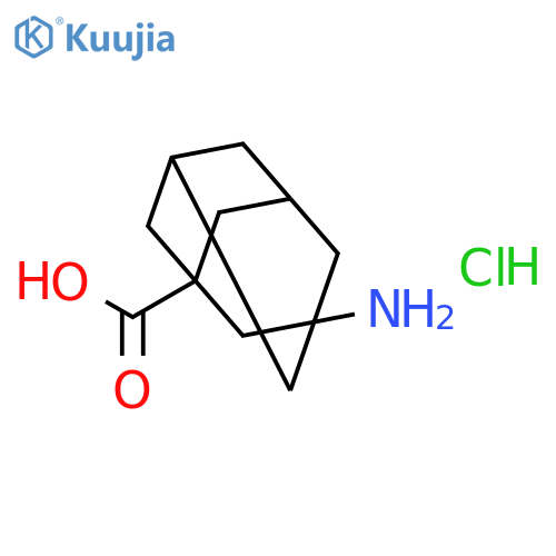 3-Aminoadamantane-1-carboxylic acid hydrochloride structure