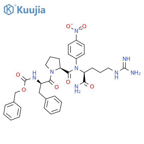 L-Argininamide,N-[(phenylmethoxy)carbonyl]-D-phenylalanyl-L-prolyl-N-(4-nitrophenyl)- structure