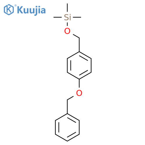 Silane, trimethyl[[4-(phenylmethoxy)phenyl]methoxy]- structure