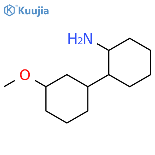 [1,1'-Bicyclohexyl]-2-amine, 3'-methoxy- structure