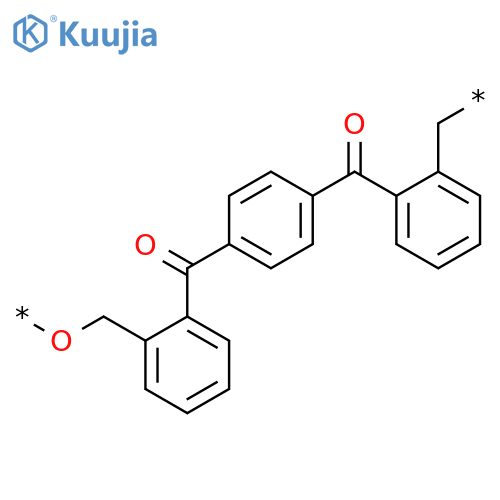 Poly(oxymethylenephenylenecarbonyl-1,4-phenylenecarbonylphenylenemethylene) structure