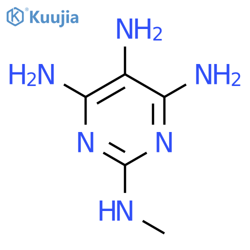 Pyrimidinetetramine,  N2-methyl-  (9CI) structure