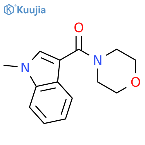 MORPHOLINE, 4-[(1-METHYL-1H-INDOL-3-YL)CARBONYL]- structure