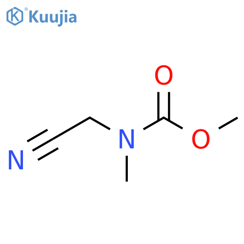 methyl N-(cyanomethyl)-N-methylcarbamate structure
