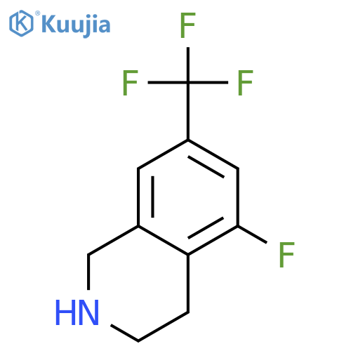 5-Fluoro-7-(trifluoromethyl)-1,2,3,4-tetrahydroisoquinoline hydrochloride structure