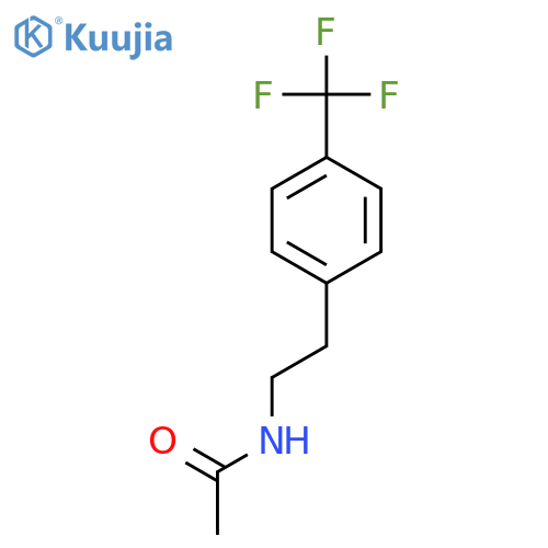 N-[2-[4-(trifluoromethyl)phenylethyl]-acetamide structure