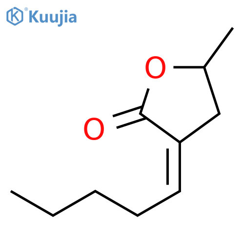 2(3H)-Furanone, dihydro-5-methyl-3-pentylidene- structure