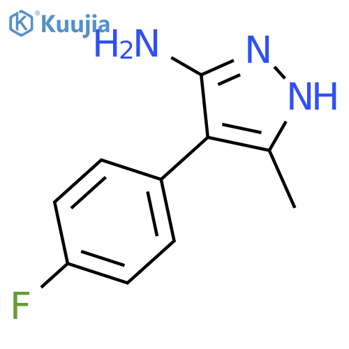 1H-Pyrazol-3-amine, 4-(4-fluorophenyl)-5-methyl- structure