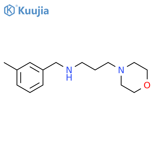 (3-Methyl-benzyl)-(3-morpholin-4-yl-propyl)-amine structure