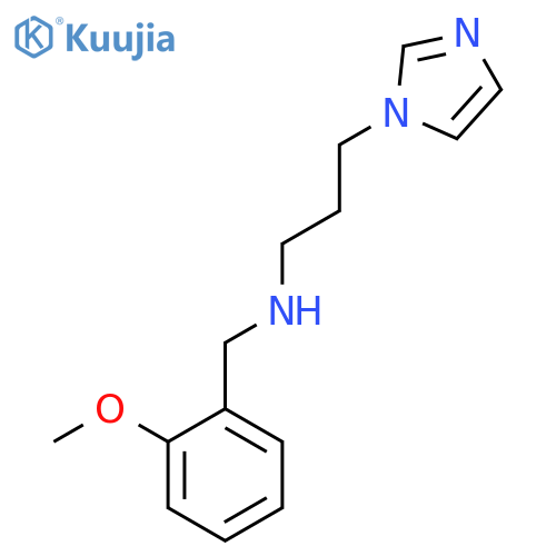 (3-Imidazol-1-yl-propyl)-(2-methoxy-benzyl)-amine structure