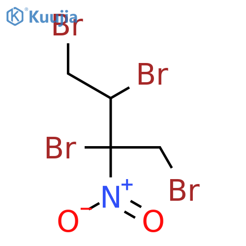 Butane, 1,2,3,4-tetrabromo-2-nitro- structure
