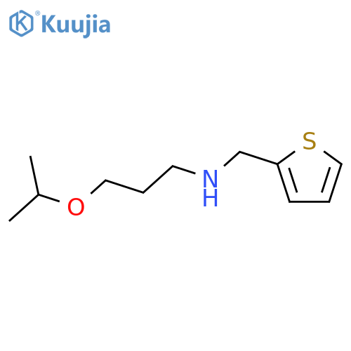 (3-Isopropoxy-propyl)-thiophen-2-ylmethyl-amine structure