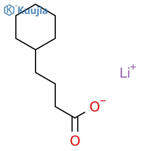 lithium 4-cyclohexylbutyrate structure