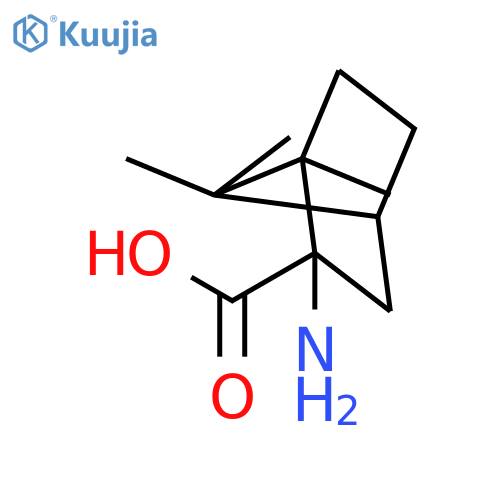 Bicyclo[2.2.1]heptane-2-carboxylicacid, 2-amino-1,7,7-trimethyl- structure