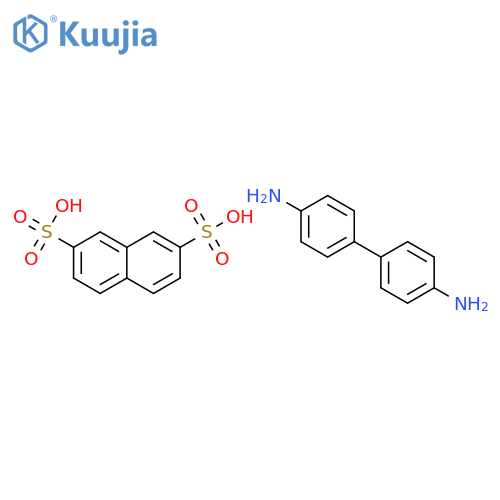 4-(4-aminophenyl)aniline;naphthalene-2,7-disulfonic Acid structure