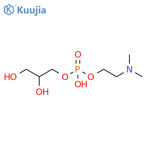 Phosphoric acid, mono(2,3-dihydroxypropyl)mono[2-(dimethylamino)ethyl] ester structure