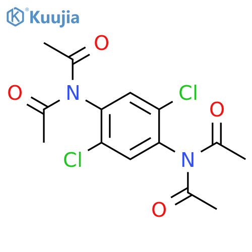 N,N'-(2,5-Dichloro-1,4-phenylene)-bis(N-acetylacetamide) structure