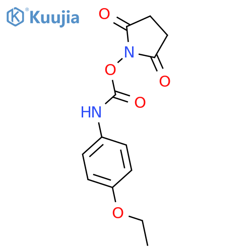 2,5-Pyrrolidinedione, 1-[[[(4-ethoxyphenyl)amino]carbonyl]oxy]- structure