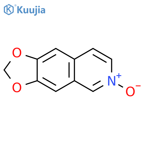 1,3-Dioxolo[4,5-g]isoquinoline, 6-oxide structure