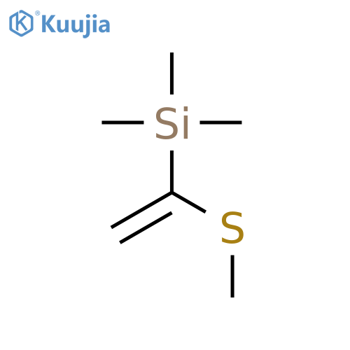 Silane, trimethyl[1-(methylthio)ethenyl]- structure