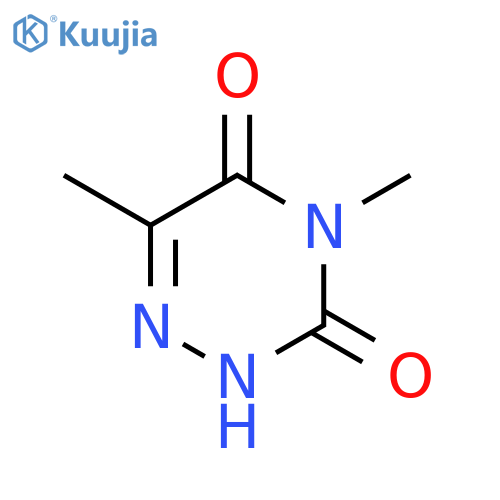 1,2,4-Triazine-3,5(2H,4H)-dione,4,6-dimethyl- structure