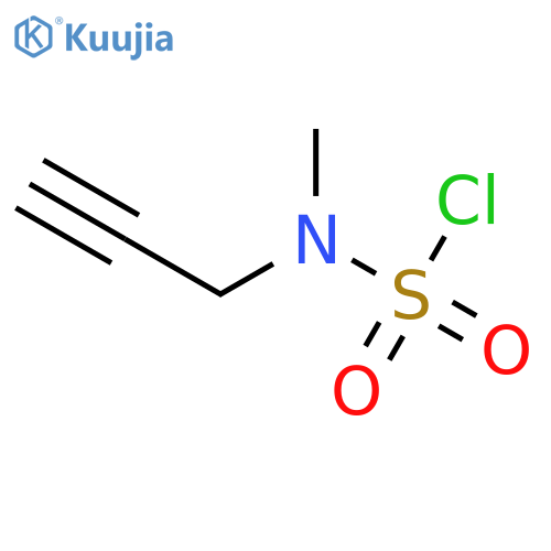 N-methyl-N-(prop-2-yn-1-yl)sulfamoyl chloride structure